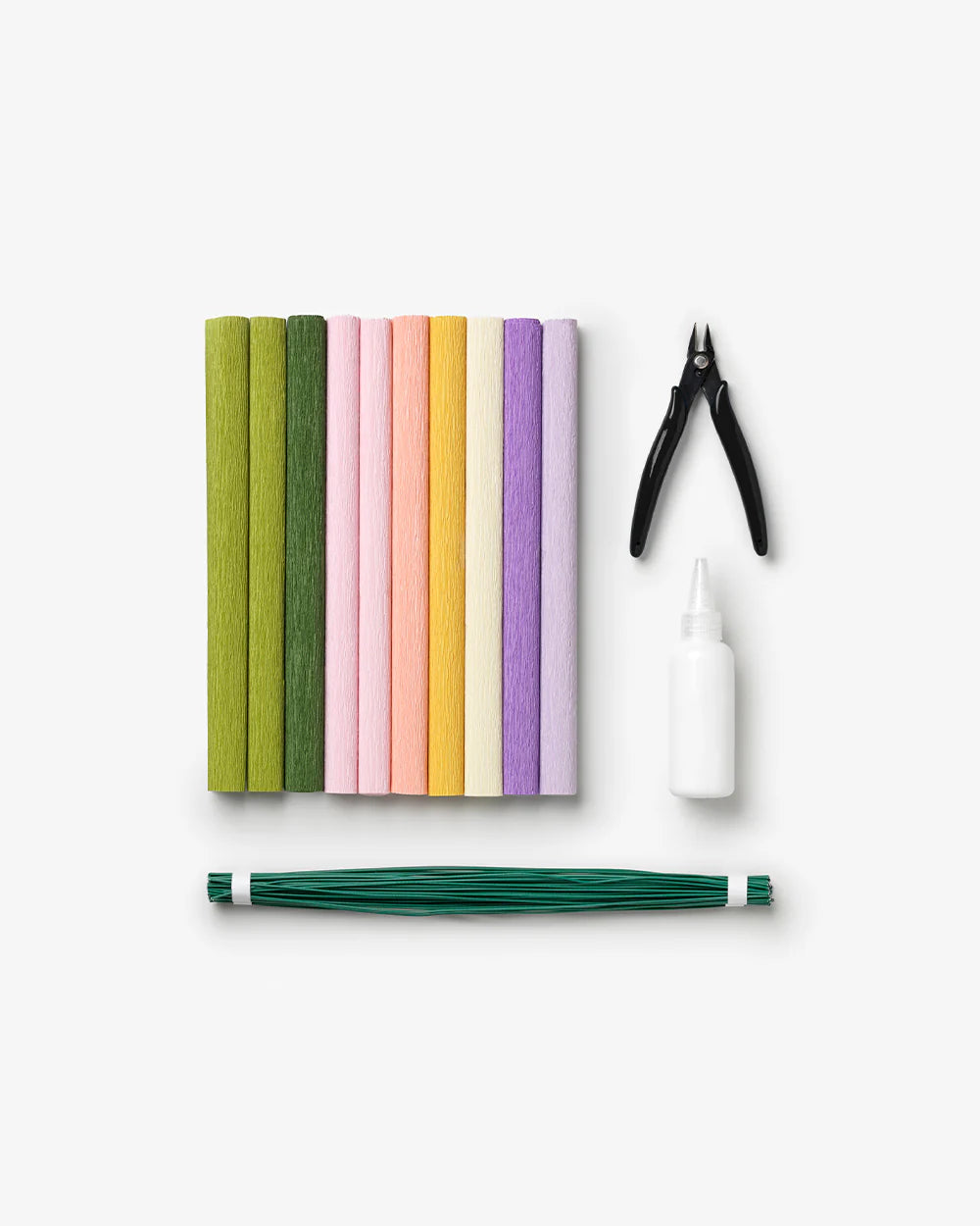 Set creativ pentru flori Crepe Paper Flower Set