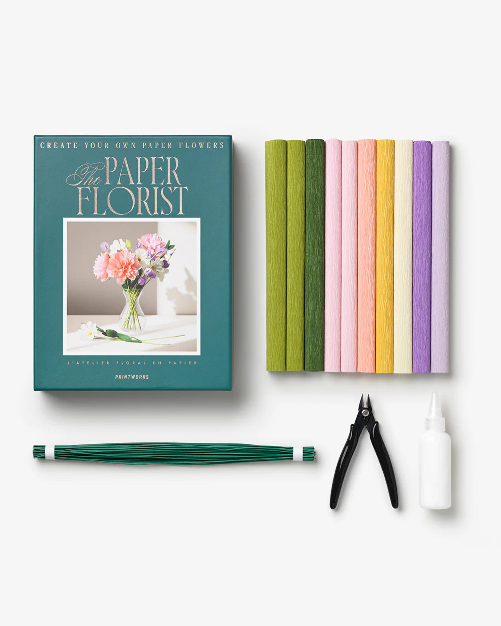 Set creativ pentru flori Crepe Paper Flower Set