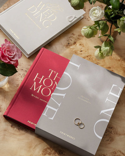 Set de două albume foto One Love Wedding