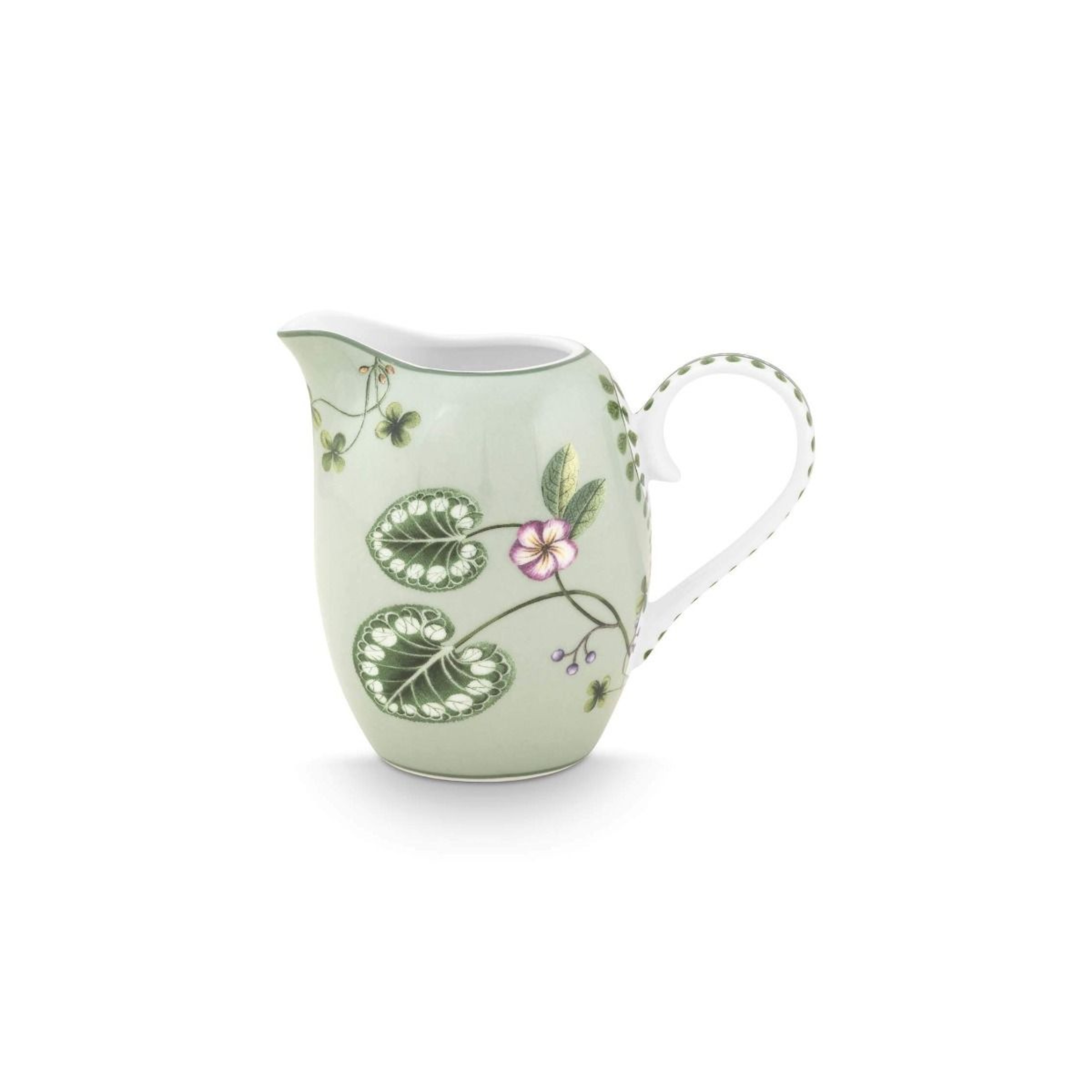 Sosieră din porțelan Pip Studio Lily & Lotus, verde deschis, 250ml