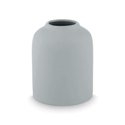 Vază ceramică, gri mat, 24cm
