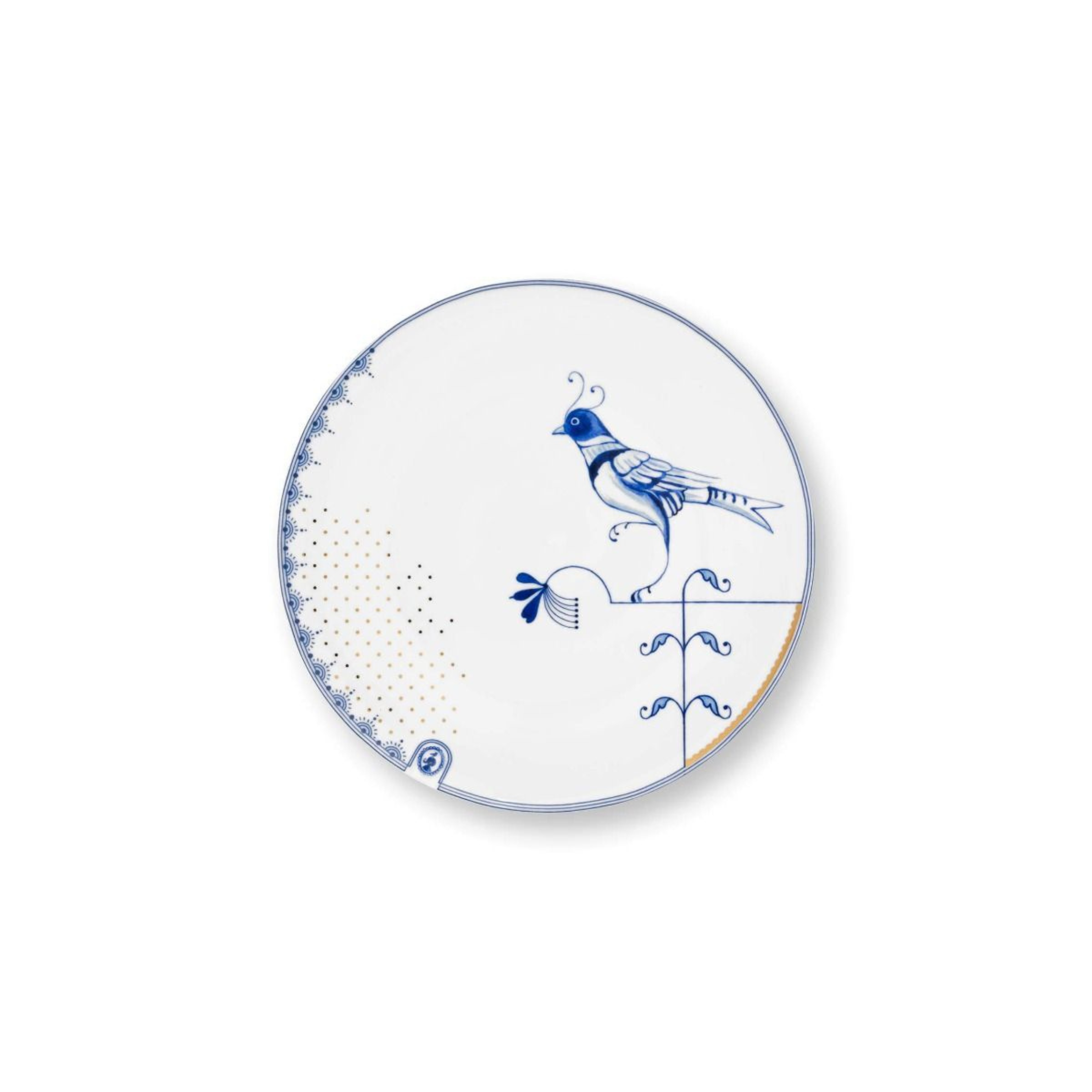 Plate Pip & The Blue Bird White 25.5cm