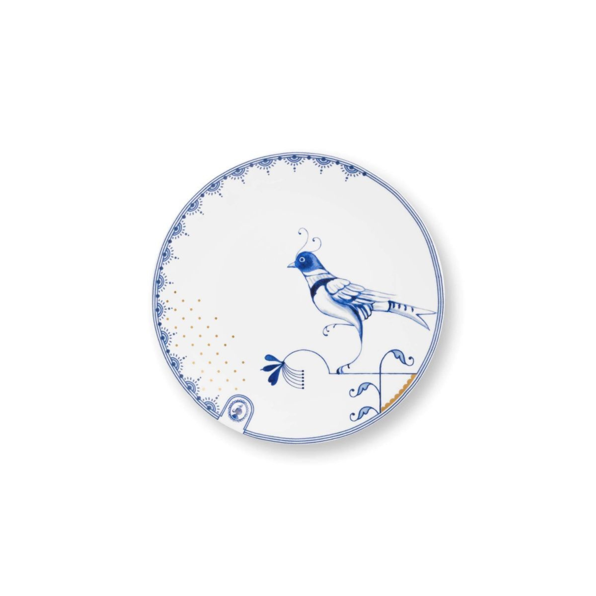 Farfurie Pip&The Blue Bird, alb 18cm