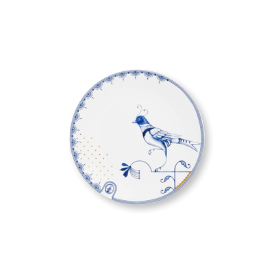 Farfurie Pip&The Blue Bird, alb 18cm