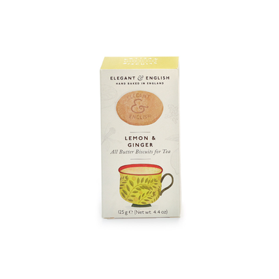 Biscuiți englezești Shortbread cu lămâie și ghimbir Elegant & English