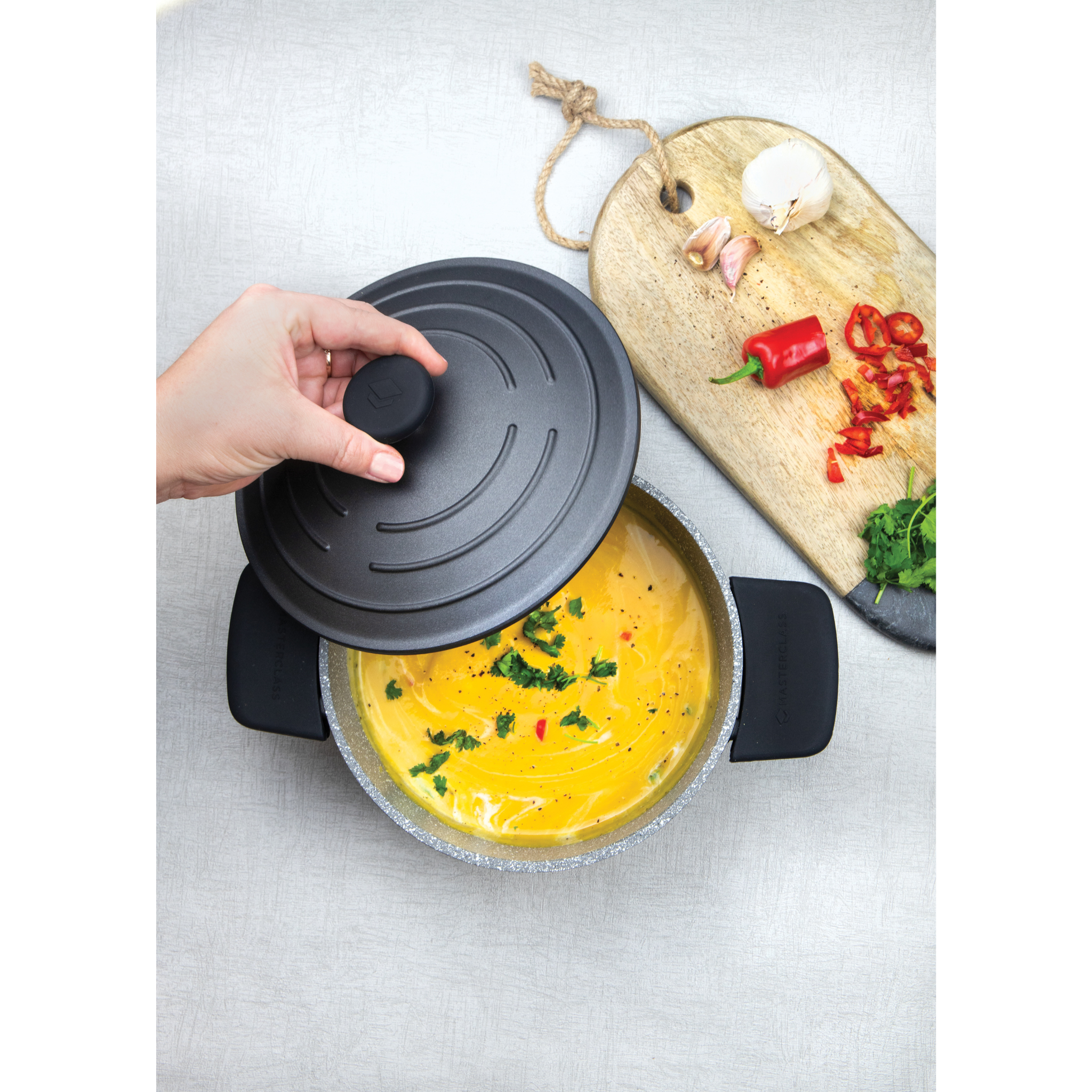 Set mansoane pentru manere de castron Cast Aluminium