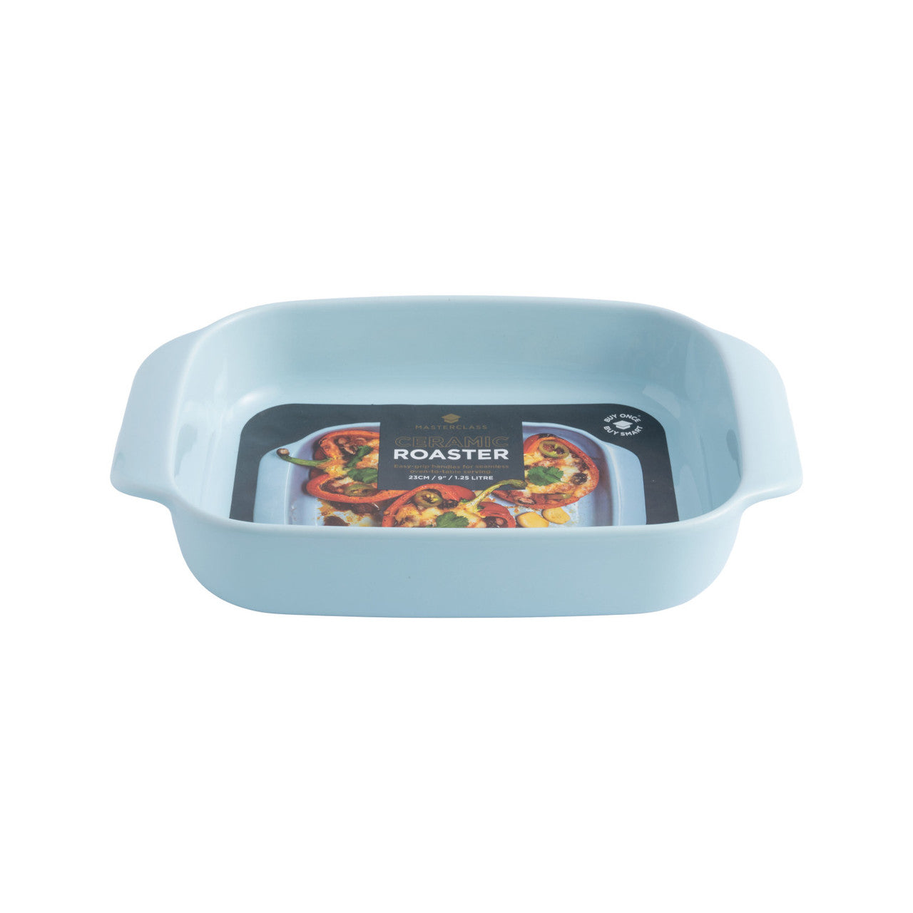Tavă din ceramică pentru copt MasterClass, albastry, 23 cm (1.25 L)