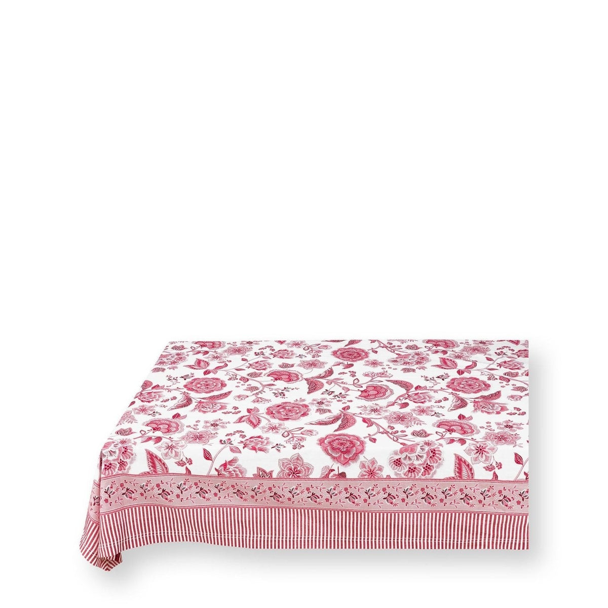 Скатерть 160x310см Royal Regal Flower красная