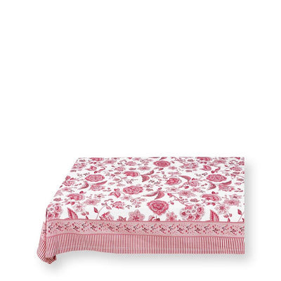 Скатерть 160x310см Royal Regal Flower красная