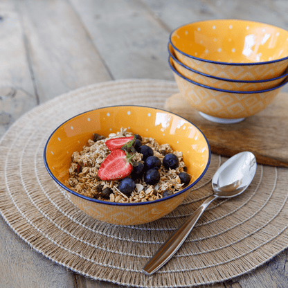 Bol 16 cm portocaliu cu buline - Eclair.md