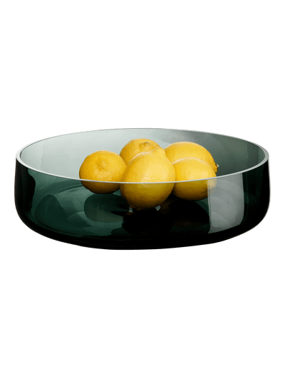 Bol din sticla verde 30cm Ajana - Eclair.md