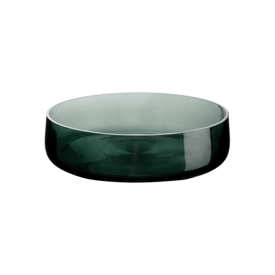 Bol din sticla verde 30cm Ajana - Eclair.md