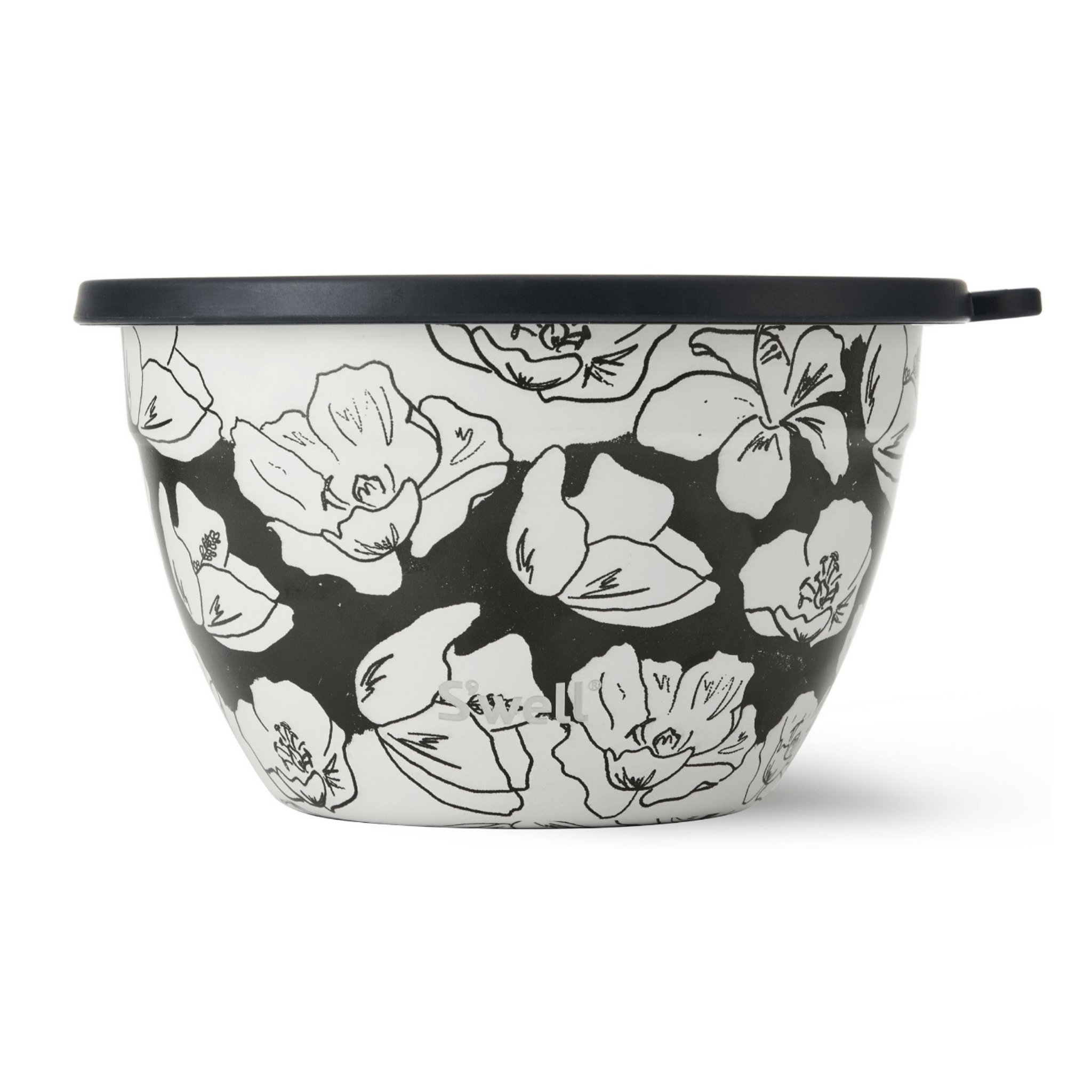 Bol portabil pentru salata 1.9L Charcoal Bloom - Eclair.md