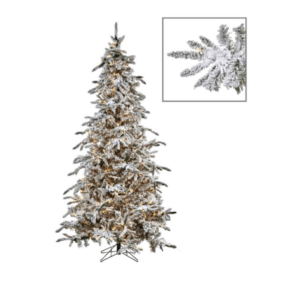 Brad artificial Fir Tree With Snow 300cm 900LED - Eclair.md