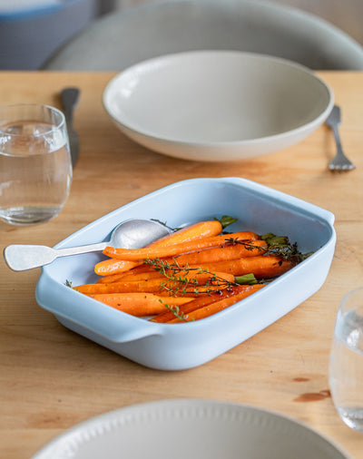 Tavă din ceramică pentru copt MasterClass, albastry, 23 cm (1.25 L)