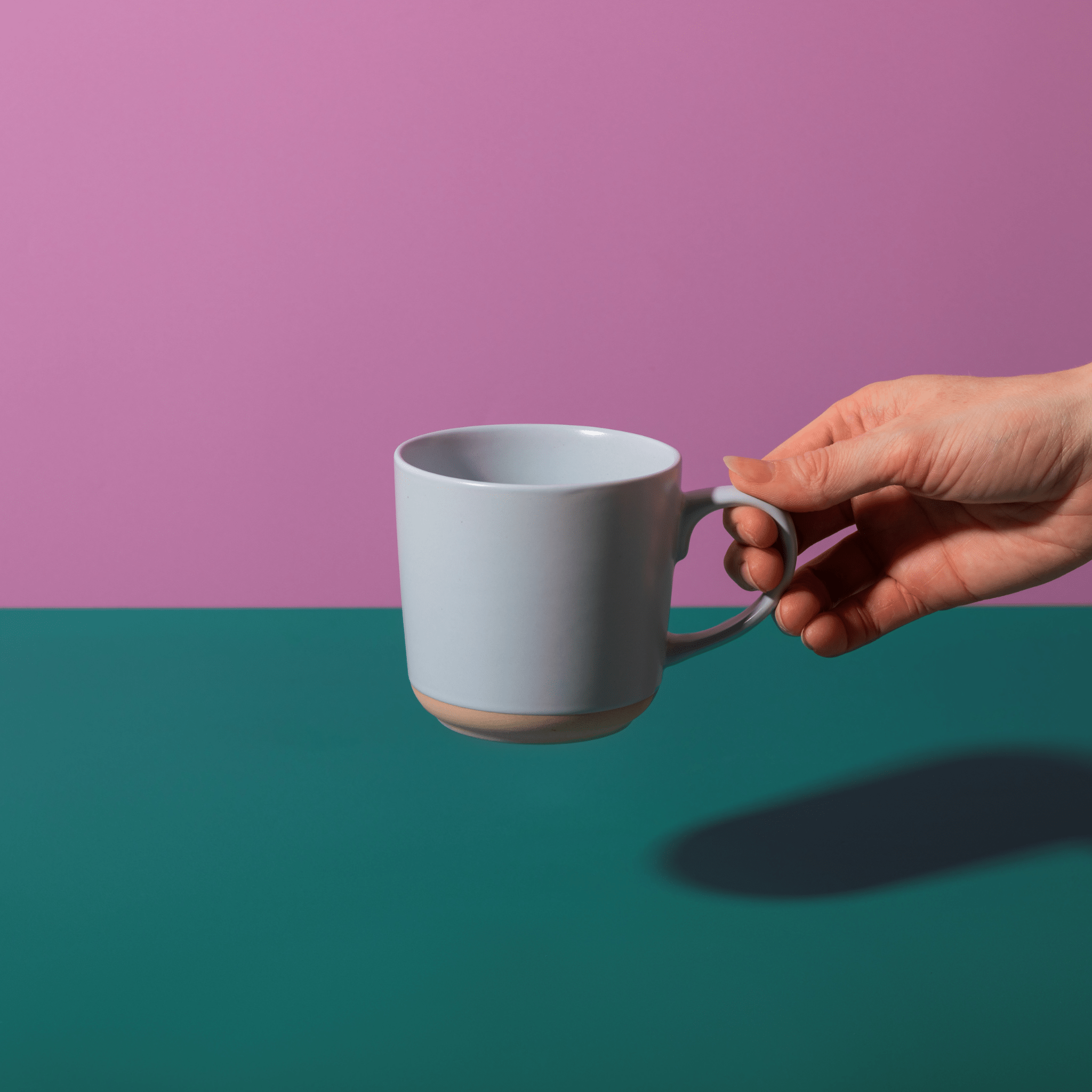 Cana 350ml albastru deschis - Eclair.md