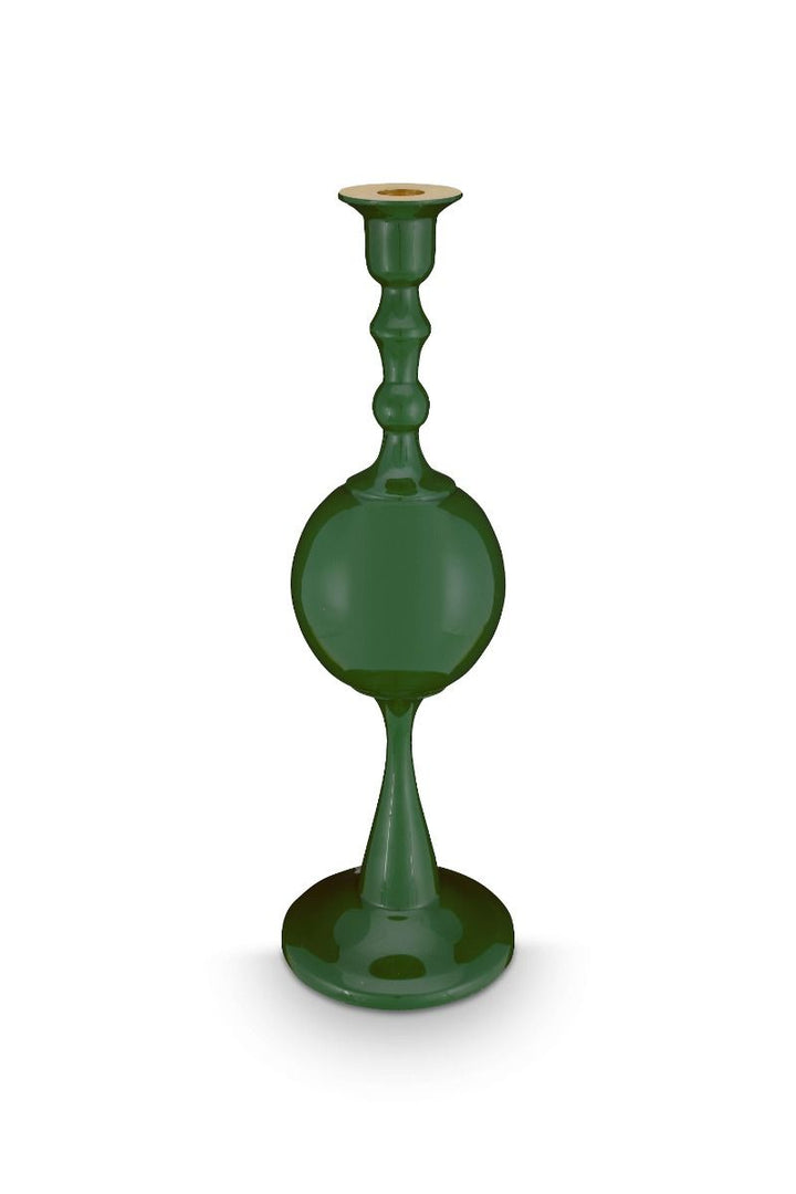 Candelabru din metal 37cm Sphere verde - Eclair.md