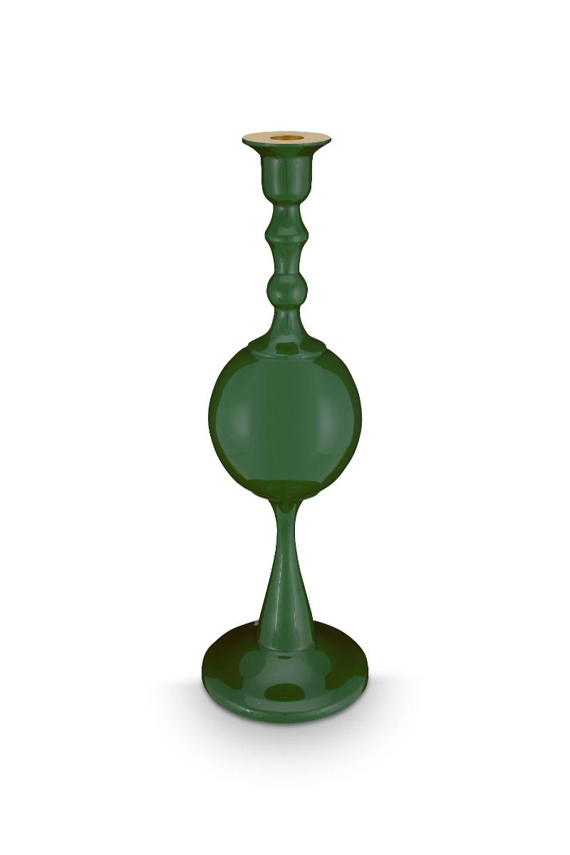 Candelabru din metal 37cm Sphere verde - Eclair.md