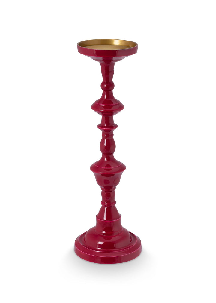 Candelabru metalic 46cm roz - Eclair.md