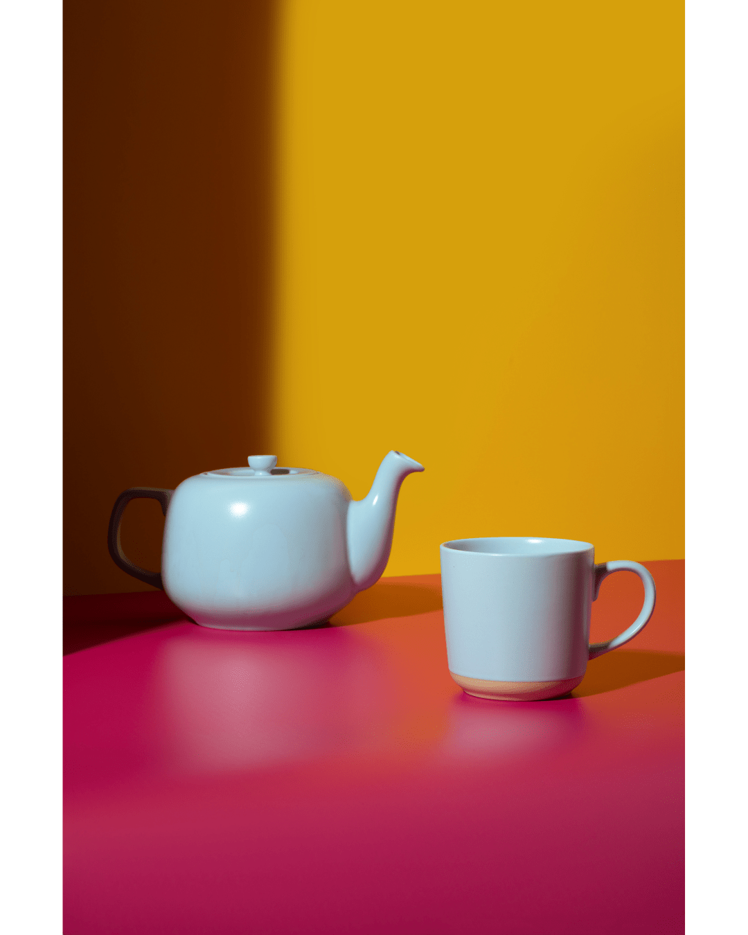 Ceainic 1200ml Classic albastru deschis - Eclair.md