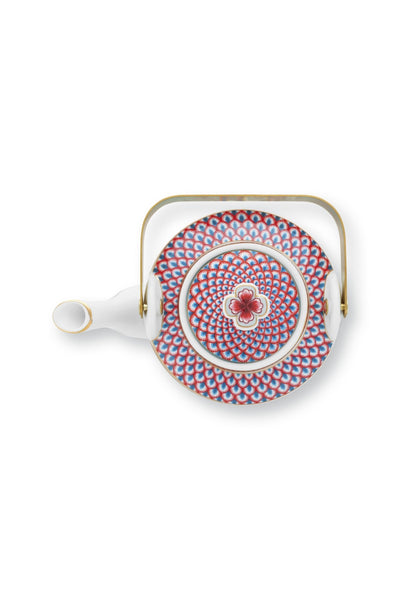 Ceainic 1L Oriental Flower Festival albastru - Eclair.md