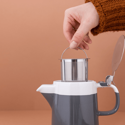 Ceainic cu infuzor 420 ml Barcelona gri - Eclair.md