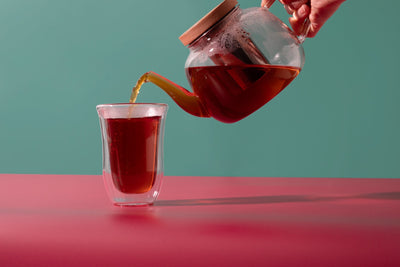 Ceainic din sticla cu infuzor 1200ml - Eclair.md