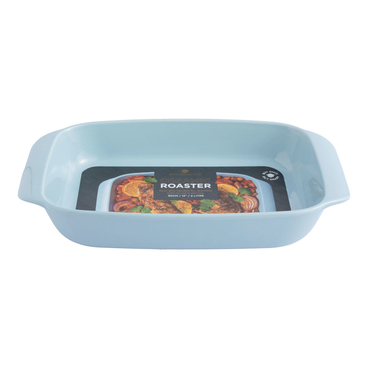 Tavă din ceramică pentru copt MasterClass, albastru, 30 cm (2 L)