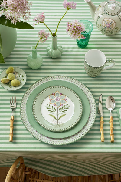Farfurie aperitive 21cm Lily&Lotus verde deschis - Eclair.md