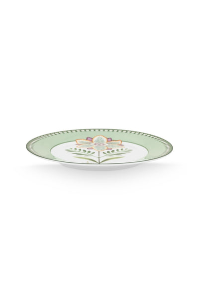 Farfurie aperitive 21cm Lily&Lotus verde deschis - Eclair.md