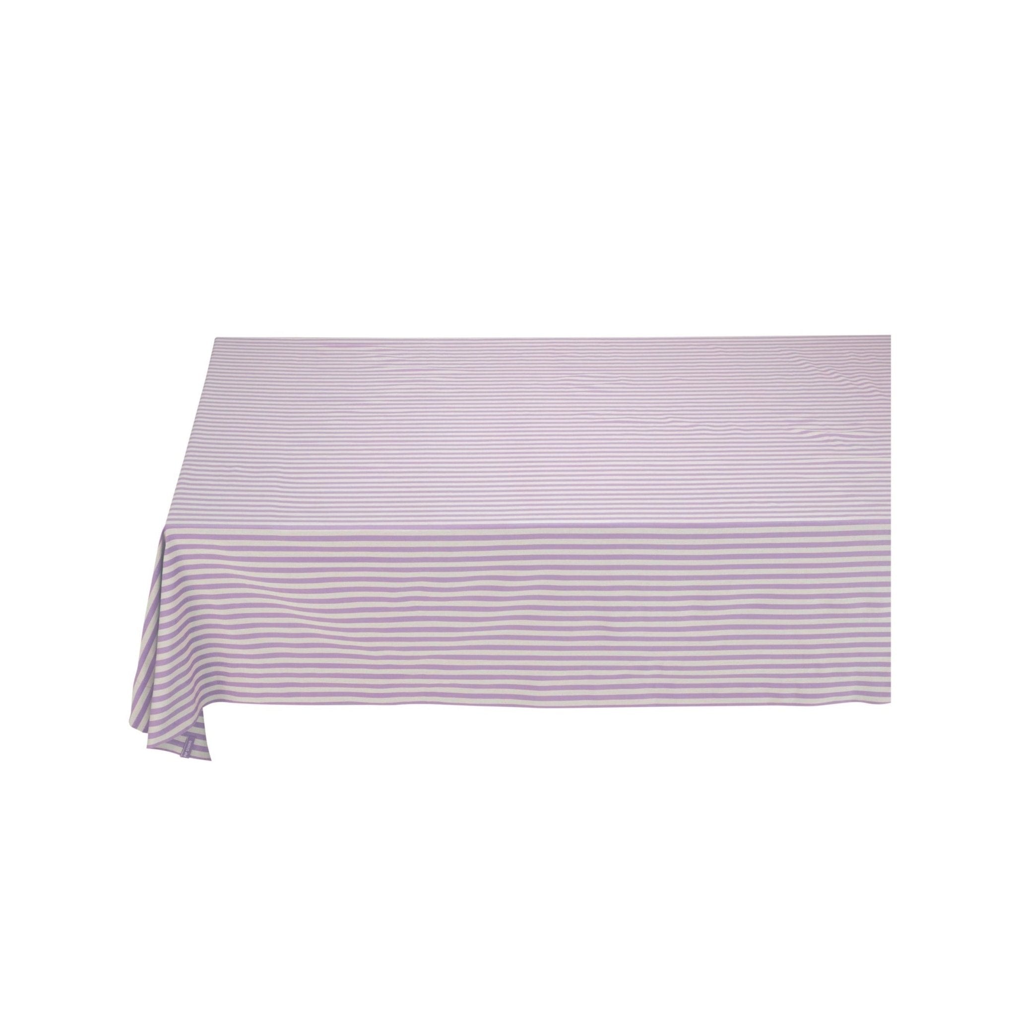 Fata de masa 160x250cm Stripes liliac - Eclair.md