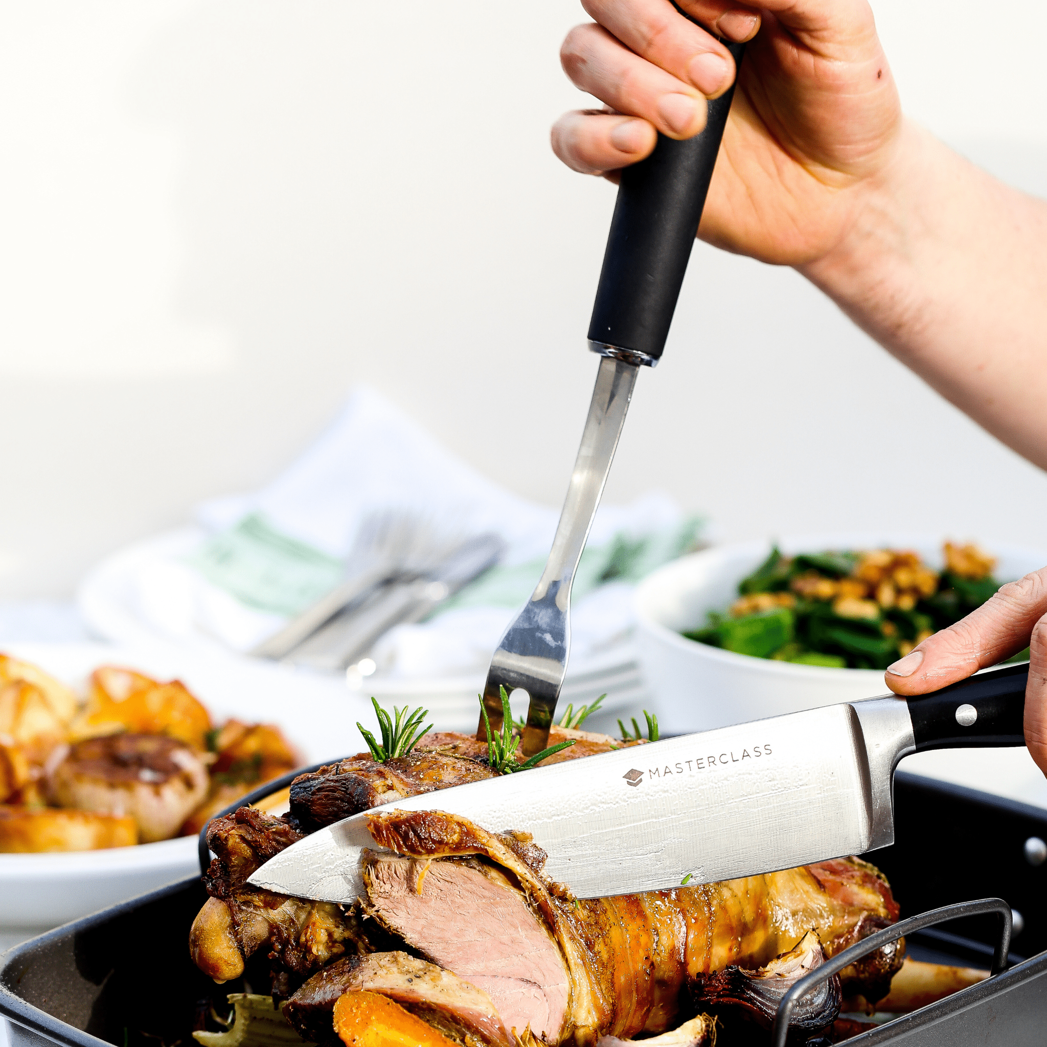 Furculita pentru friptura cu maner moale - Eclair.md