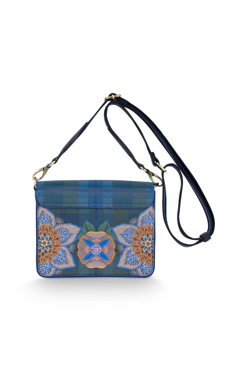 Geanta Cross Body Flores Felices albastru inchis - Eclair.md