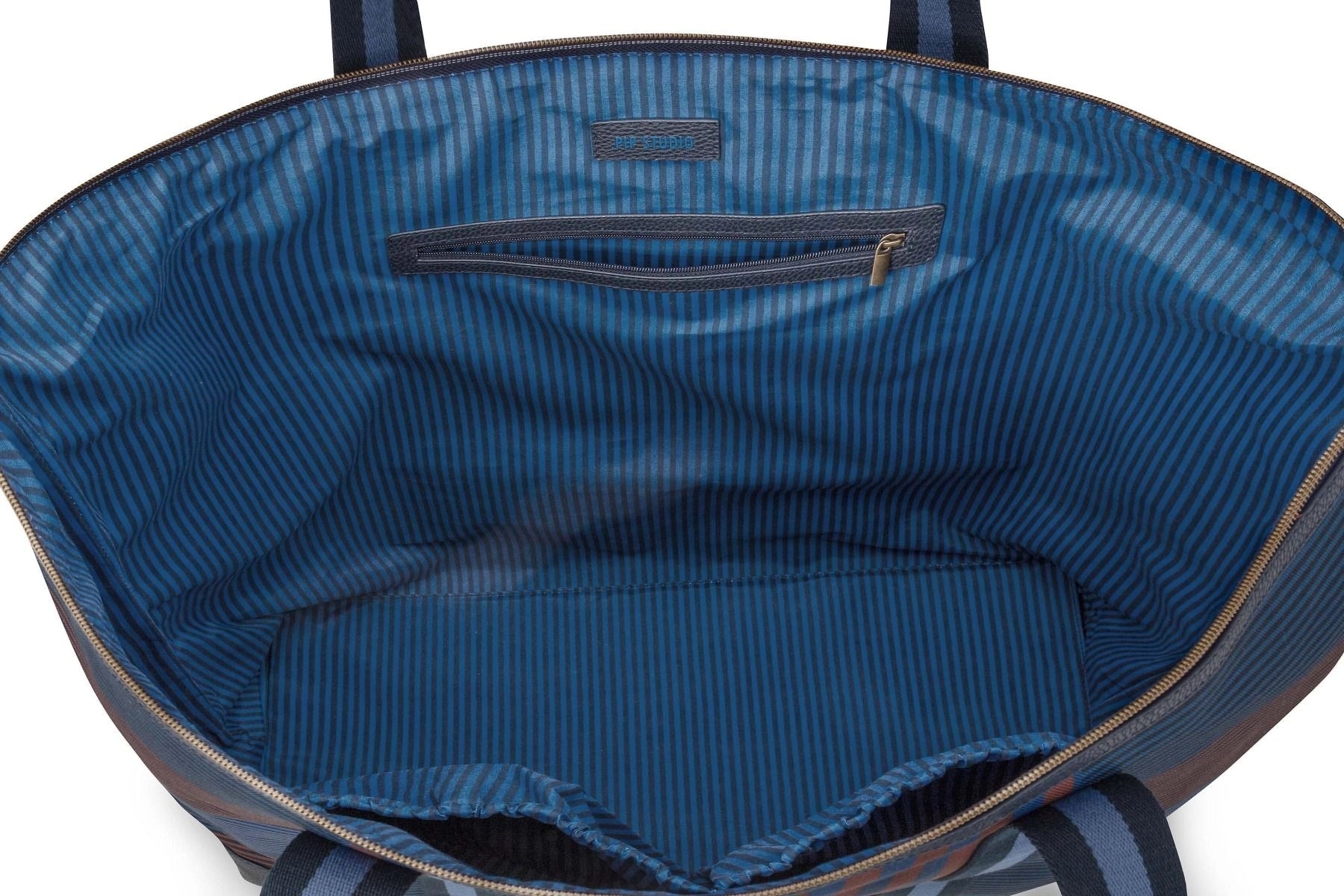 Geanta mare Tilda Stripe albastra - Eclair.md