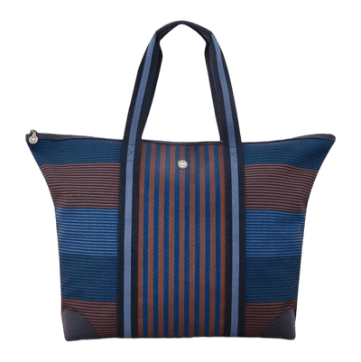 Geanta mare Tilda Stripe albastra - Eclair.md