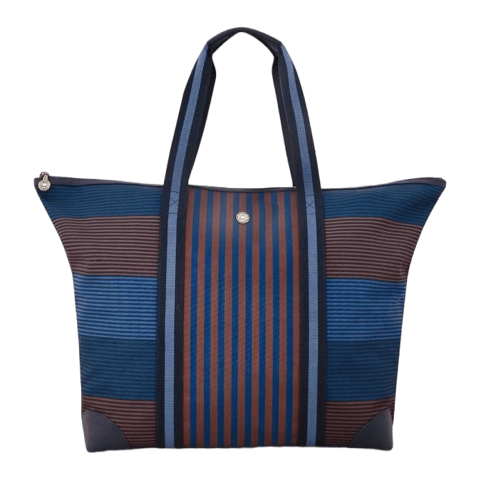 Geanta mare Tilda Stripe albastra - Eclair.md