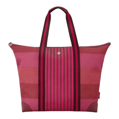 Geanta mare Tilda Stripe roz - Eclair.md