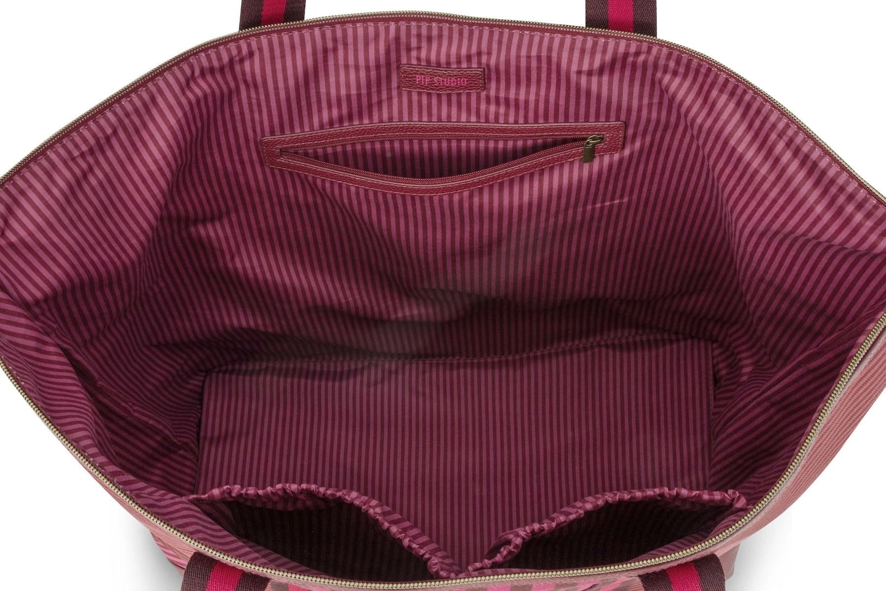 Geanta mare Tilda Stripe roz - Eclair.md