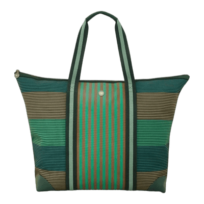 Geanta mare Tilda Stripe verde - Eclair.md