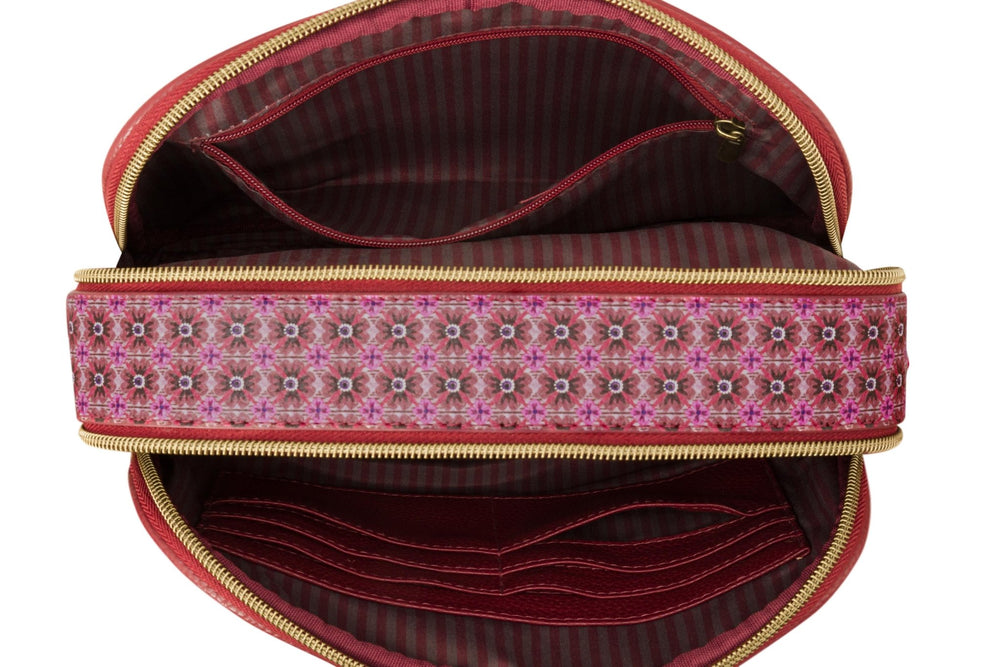 Geanta medie Frida Cross Body rosu - Eclair.md