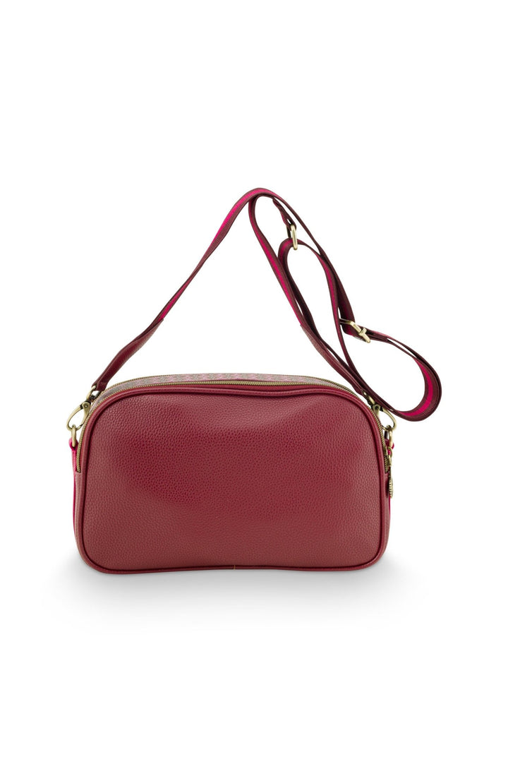 Geanta medie Frida Cross Body rosu - Eclair.md