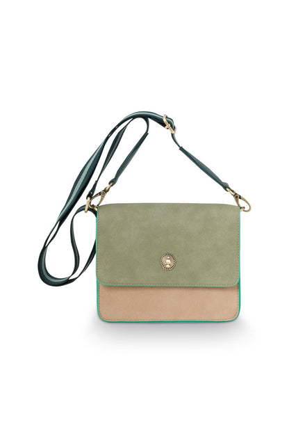 Geanta mica Fenna Cross Body verde - Eclair.md