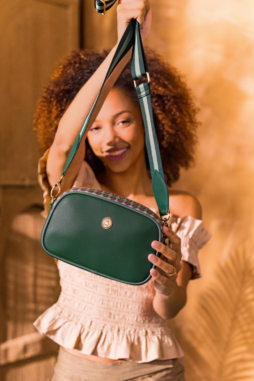 Geanta mica Frida Cross Body verde - Eclair.md