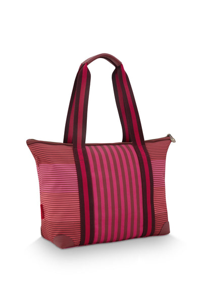 Geanta Tilda Stripe roz - Eclair.md