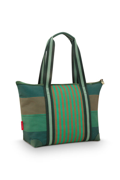 Geanta Tilda Stripe verde - Eclair.md