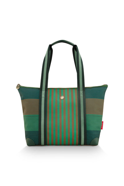 Geanta Tilda Stripe verde - Eclair.md