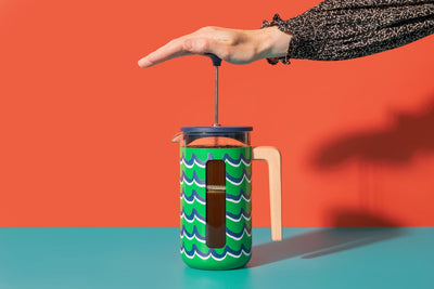 Presă franceză La Cafetière, Pisa, cyan tides, 1 L