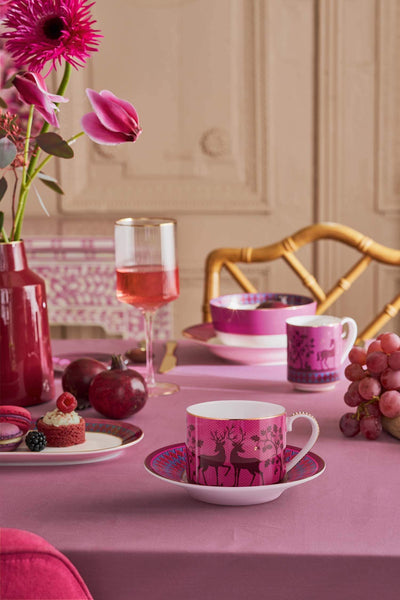 Set 2 cești cu farfurioare Pip's Deerest Darling în decor