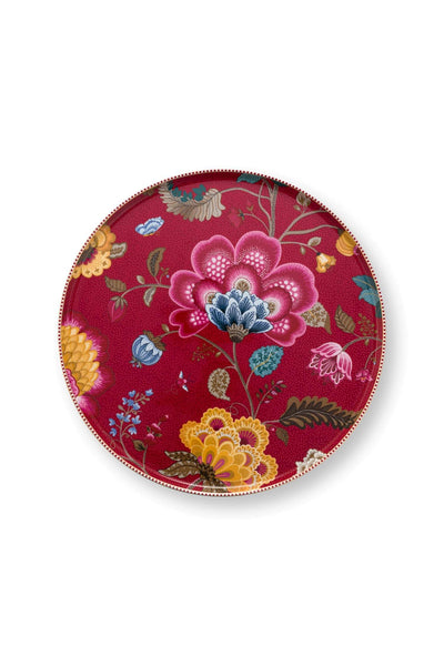 Platou de tort cu picior Blooming Tales Fantasy, alt unghi