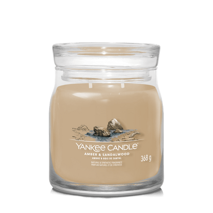 Lumanare parfumata medie Signature Amber & Sandalwood - Eclair.md